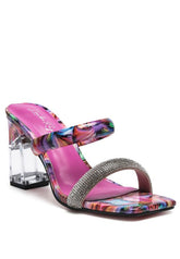 Pretty In Pink Block Heel